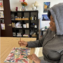 Spire student working on a project