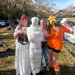 Spirit Week students dressed up