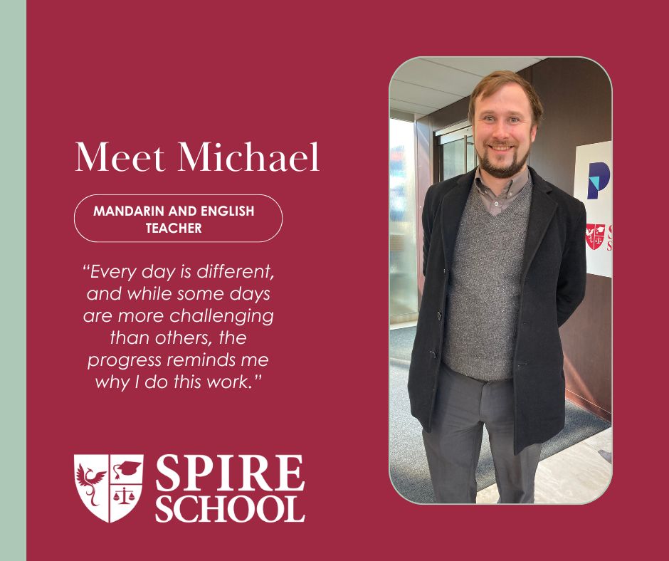 Michael Murchison, Mandarin and English teacher
