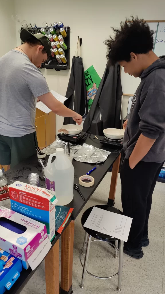 Making Biopolymers as part of a project