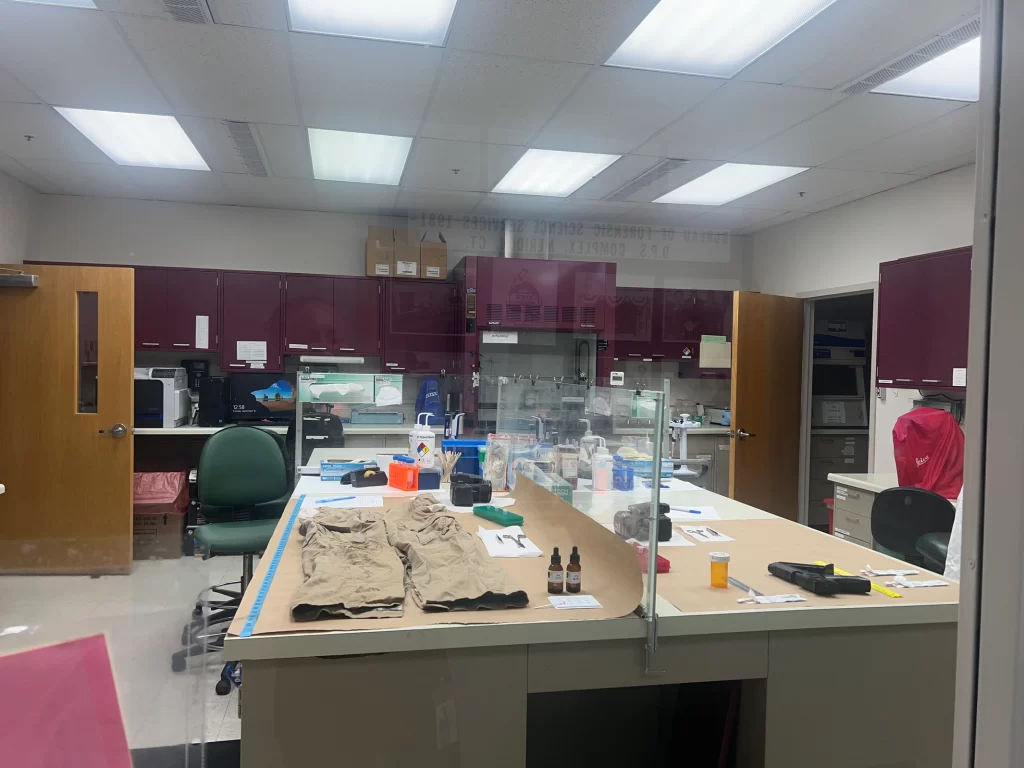 Field trip illustrating the use of science in real world applications at the CT state division of Scientific Services Labs